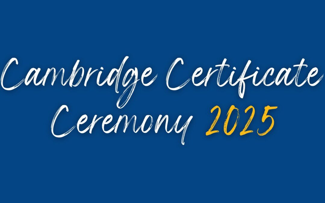 Cambridge Certificate Ceremony 2025