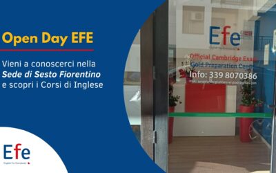 Open Day EFE – vieni a conoscerci nella Sede di Sesto Fiorentino e scopri i Corsi di Inglese